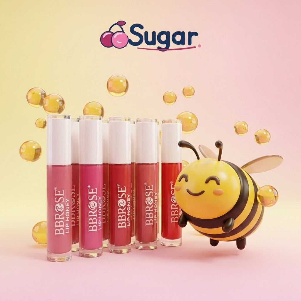 ليب جلوس جليتر BB Rose My Lie — كدبة بيضا ولمعة واضحة — Sugar